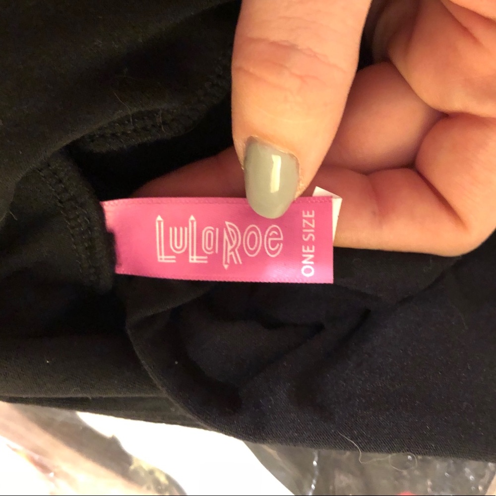 LuLaRoe Noir OS Leggings